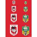 Dragons NRL Logo Icing Sheet